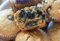Blueberry Oatmeal Muffins Recipe: Moist and Oat-Studded