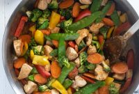 Crispy Chicken Stir Fry with Colorful Vegetables