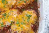 Oven-Baked Salsa Chicken with Melted Cheese