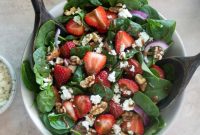Fresh Strawberry and Spinach Salad Recipe