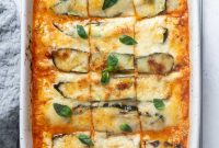 Cheesy Zucchini Lasagna Recipe with Ricotta and Meat Sauce