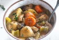 Classic Chicken Stew with Potatoes and Carrots