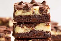 Irresistible Cheesecake Brownies with Cream Cheese Swirl