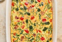 Make Ahead Cheesy Bacon and Egg Breakfast Casserole