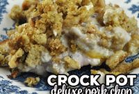 Deluxe Crock Pot Pork Chop and Stuffing Casserole Recipe
