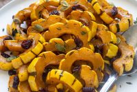 Roasted Delicata Squash with Maple Glaze