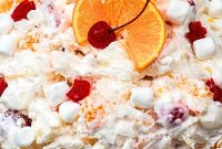 Classic Ambrosia Salad Recipe with Fruit and Coconut