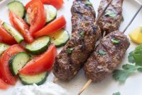 Grilled Lamb Kofta Kebabs with Middle Eastern Spices