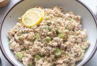 Creamy Canned Salmon Salad Recipe with Lemon and Dill