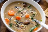 Instant Pot Chicken and Wild Rice Soup Recipe