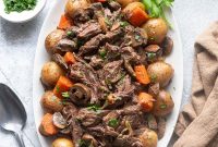 Tender Slow Cooker Pot Roast with Rich Gravy