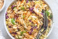 Chinese Chicken Salad with Sesame Ginger Dressing