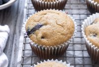 Blueberry Oat Flour Muffins Recipe