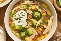 Slow Cooker Chicken Enchilada Verde Soup
