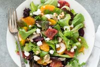 Roasted Beet and Goat Cheese Salad