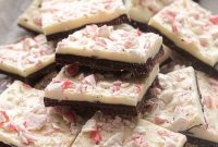 Homemade Peppermint Bark with Dark and White Chocolate