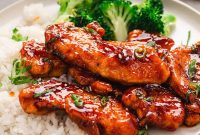 Sweet-Spiced Sticky Chicken Recipe for Crispy Glaze