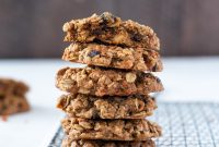 Carrot Oatmeal Cookies Recipe with Cinnamon and Raisins