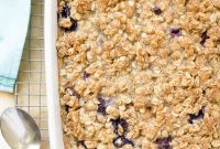 Make Ahead Blueberry Baked Oatmeal