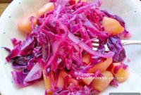 Purple Cabbage and Apple Salad with Tangy Citrus Dressing