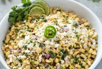 Grilled Mexican Street Corn Salad with Cotija and Lime