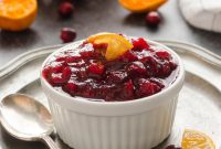 Homemade Cranberry Orange Sauce Recipe with Orange Zest