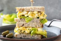 Creamy Egg Salad Recipe with Dijon and Chives