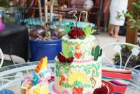 Mexican Embroidery Birthday Cake Ideas and Design Inspiration