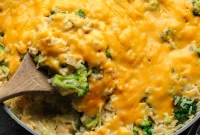 Vegan Cheesy Broccoli Rice Casserole Recipe