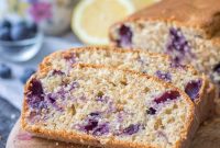 Lemon Blueberry Pound Cake Recipe with Zesty Glaze