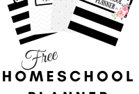 Free Printable Homeschool Planner: Monthly & Weekly Templates