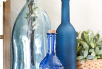 Spring Mantel Decor Ideas in Shades of Blue