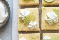 Zesty Key Lime Cheesecake Bars Recipe