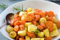 Oven-Roasted Carrots and Parsnips with Garlic and Thyme
