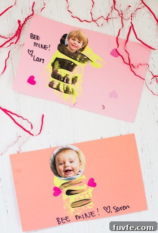 Bee Mine Valentine's Day Toddler Craft
