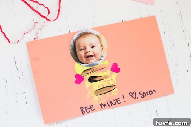 Bee Mine Valentine's Day Toddler Craft