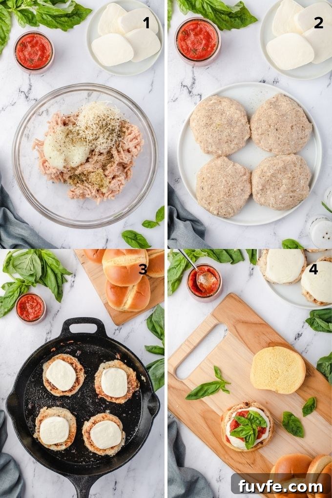 how to make ground chicken burgers