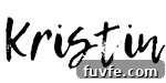 Close up of a signature of Kristin.