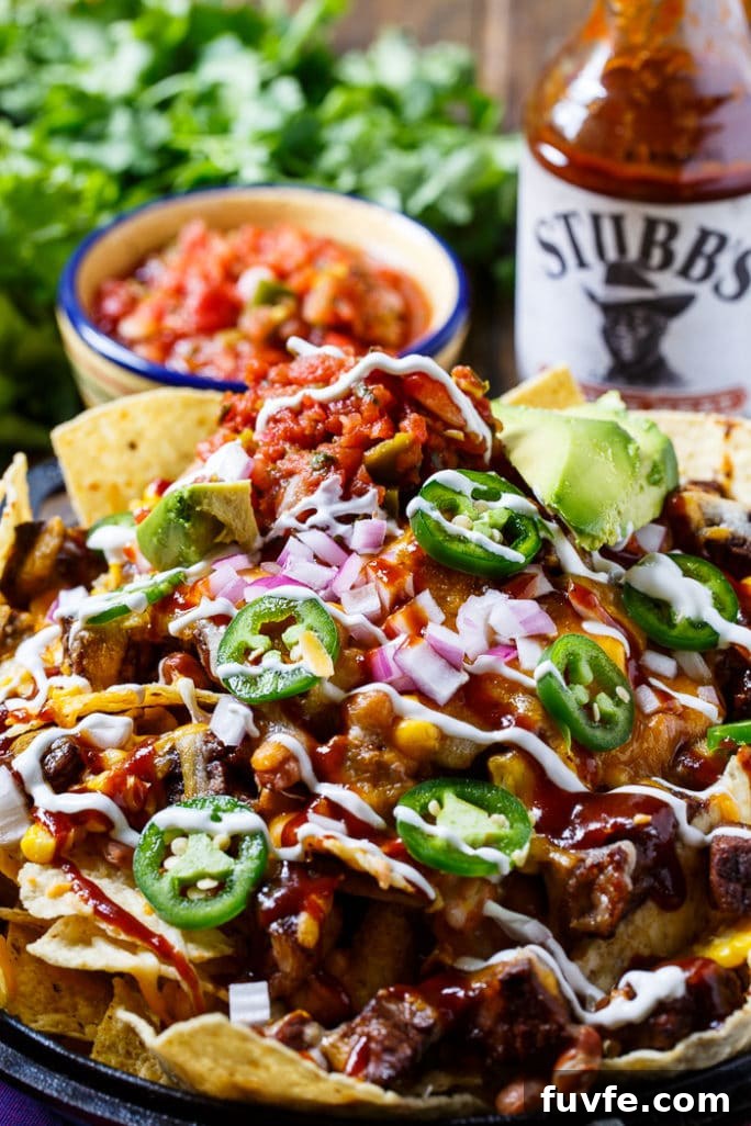 Nachos on a plate 