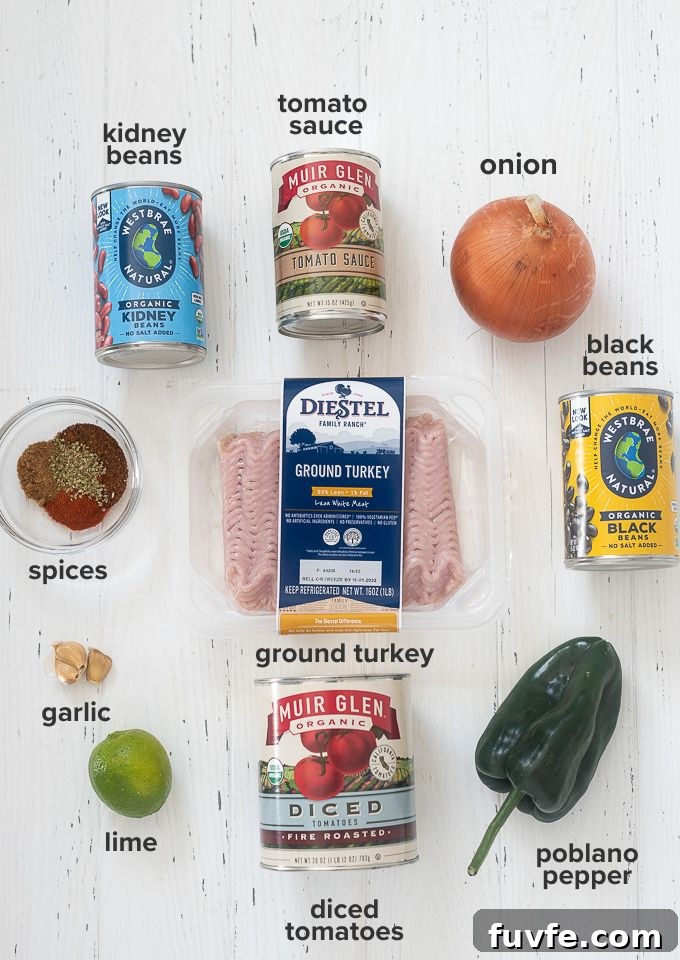 Turkey chili recipe crock pot ingredients