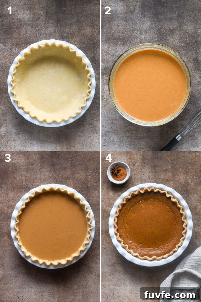 How to make pumpkin pie with maple syrup.