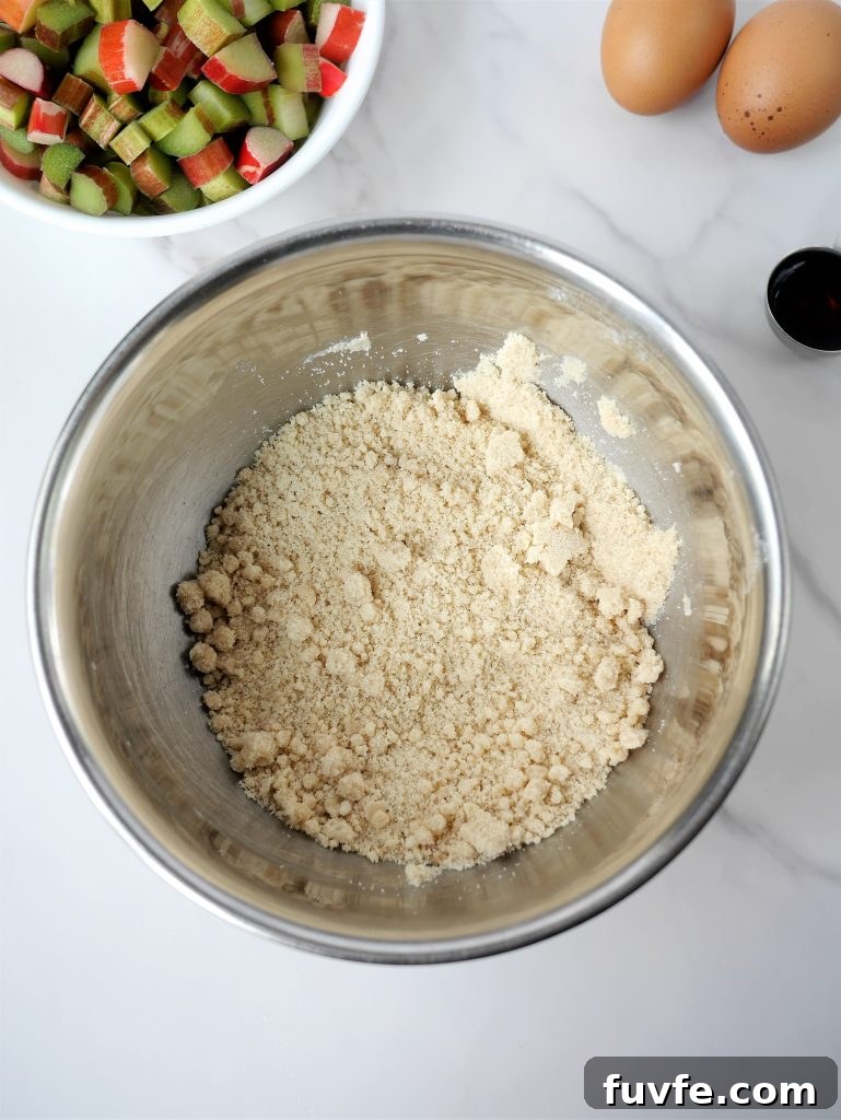 Fresh Rhubarb Pie with Buttery Crumb Topping 6 img 1118 5