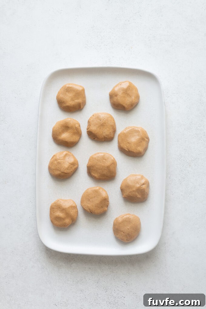 Homemade Protein Peanut Butter Cups 6 Protein peanut butter cup filling formed into discs.