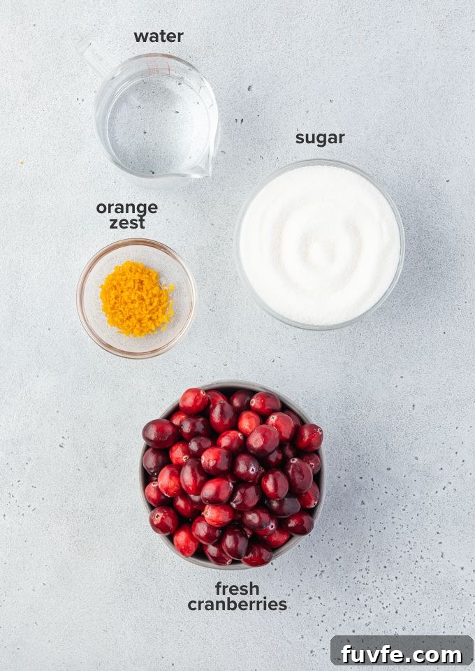 Sparkling Orange Sugared Cranberries Recipe 4 Sugared cranberry recipe ingredients