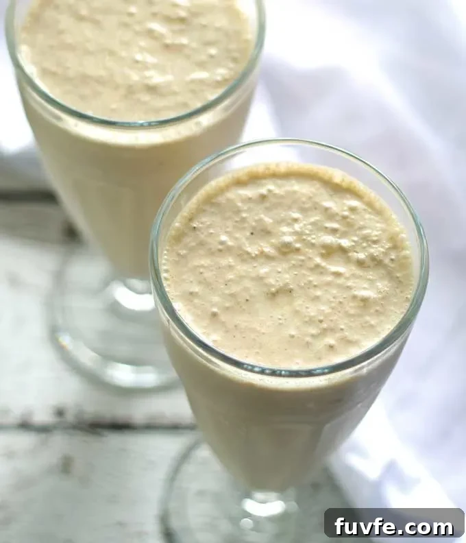 Toasted Marshmallow Peanut Butter Milkshake | honeyandbirch.com