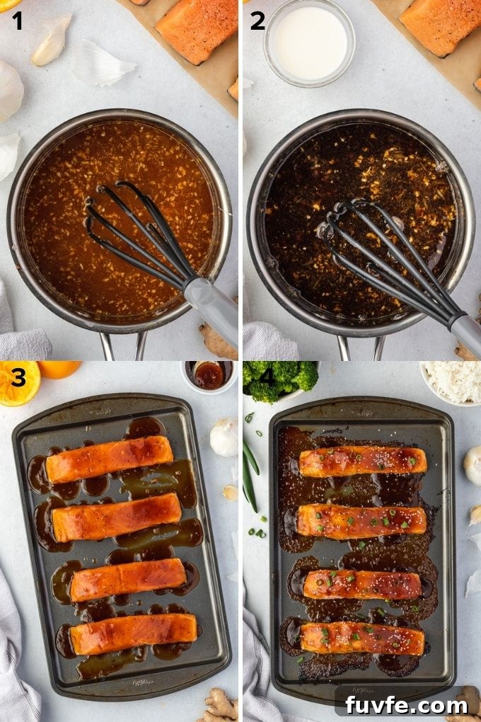 Crispy Oven-Baked Teriyaki Salmon Recipe with Sticky Glaze 5 How to make teriyaki salmon