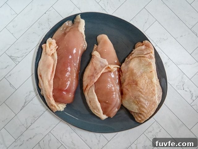 Capicola and Provolone Stuffed Chicken Breasts That Melt in Your Mouth 3 Stuffing the chicken breasts.