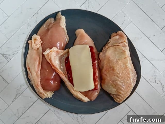 Capicola and Provolone Stuffed Chicken Breasts That Melt in Your Mouth 4 stuffing chicken breasts