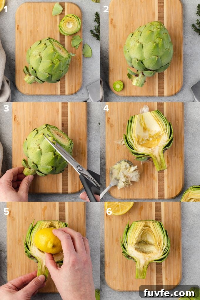 How to prepare an artichoke