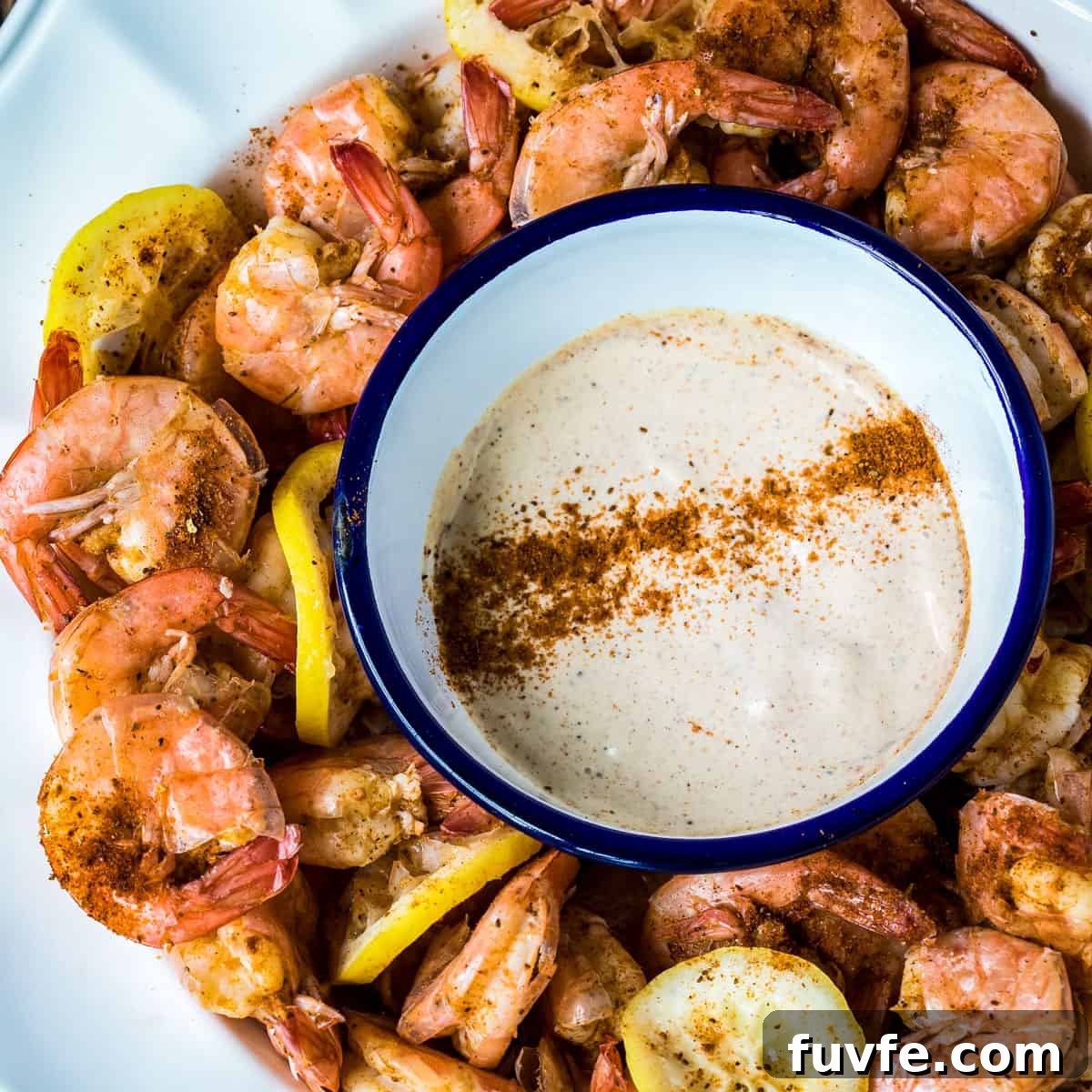 bowl with old bay shrimp.